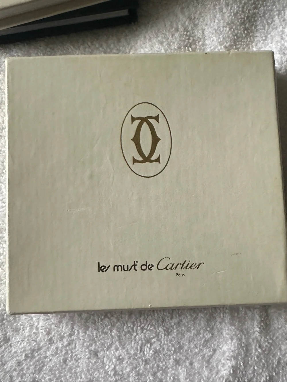 Vintage Cartier Must de Cartier Burgundy Leather Bi-fold Wallet Full Set